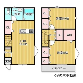 ポーリーハイツの間取り