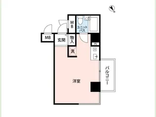 メインステージ西葛西【3階】の間取り