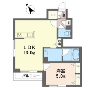 ハレアイナ【1階】の間取り
