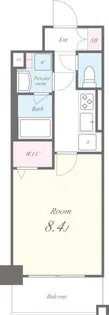 グーフォ クオーレ【5階】の間取り