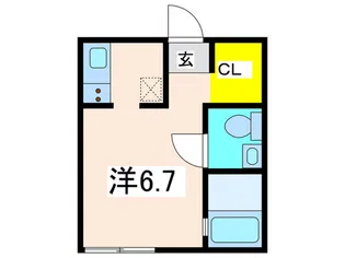 チャーリー ハウス【1階】の間取り