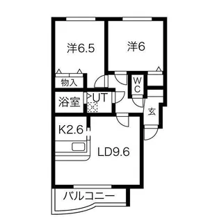 レジデンス福住駅前【3階】の間取り