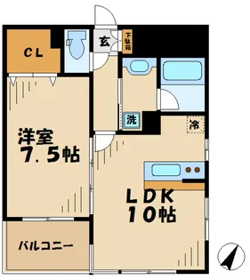 ブリランテ【3階】の間取り