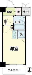 NICアーバンスピリッツ川崎【6階】の間取り