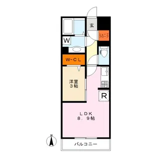 エース谷塚ビル【3階】の間取り