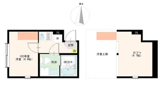 ハーモニーテラス亀有III【1階】の間取り
