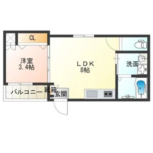 FDS ENISHI【2階】の間取り