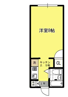 ドミール信濃町【2階】の間取り