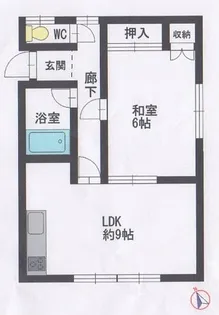 S北海道帯広市東一条南25丁目18-2 コーポ信成【2階】の間取り