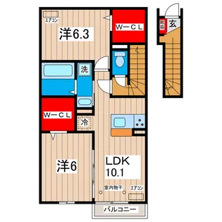 キアラ【2階】の間取り
