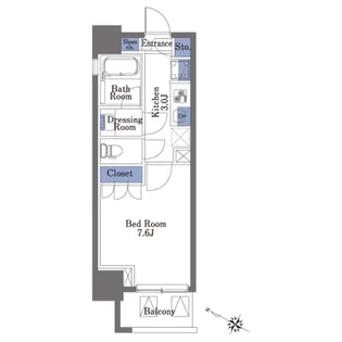 プライムメゾン神保町【11階】の間取り