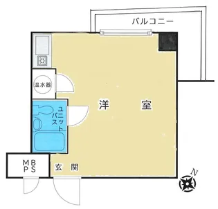 ブルーハイツ茅場町【5階】の間取り