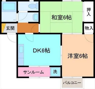 プレジールプラス【2階】の間取り