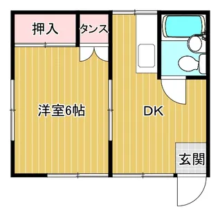 ハイツサカエ【2階】の間取り