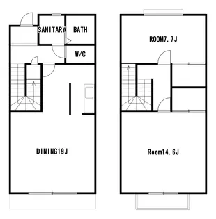 愛知県豊明市二村台1【一戸建】の間取り