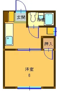 ガーデンハイツ A【1階】の間取り