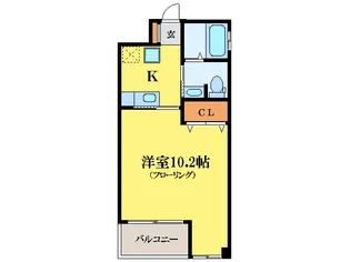 ワースヴィラ【3階】の間取り