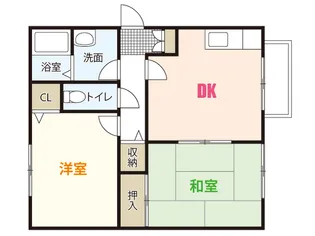 セジュールISHIDA A棟【2階】の間取り