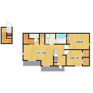 ヒルコート【2階】の間取り
