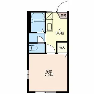 フレグランスand you A セ【2階】の間取り