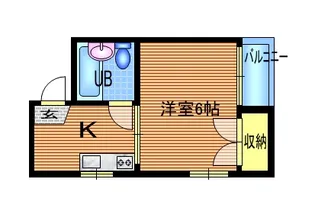 三松コーポ【3階】の間取り