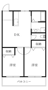 徳島県徳島市万代町6【マンション】の間取り
