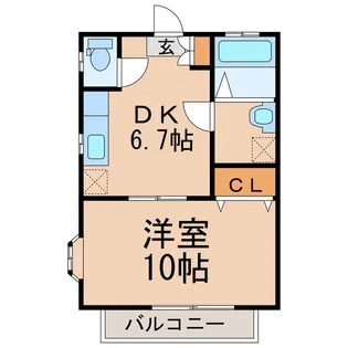 エスポワール新川 2【2階】の間取り