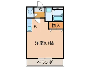 エメラルド ノ-ビレII【3階】の間取り