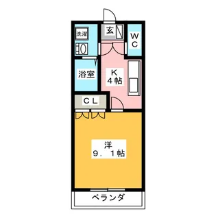 スウィートクローバー【1階】の間取り