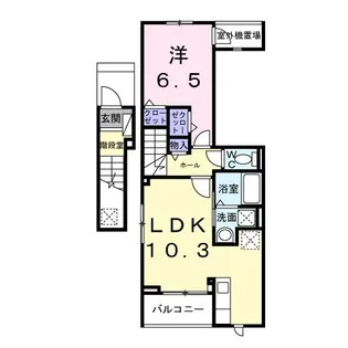 メゾン フラン【2階】の間取り