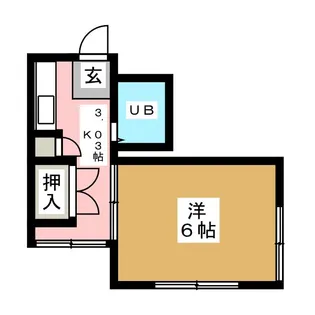 ビュルゲル久保【1階】の間取り