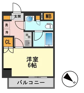 メインステージ新小岩【9階】の間取り