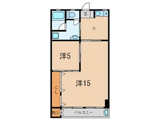 ビバリーヒル【3階】の間取り