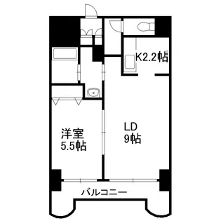 ティアラ資生館【12階】の間取り