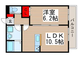昭栄エクセレント51【3階】の間取り