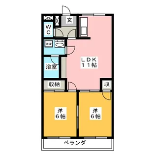 フェアリー【2階】の間取り