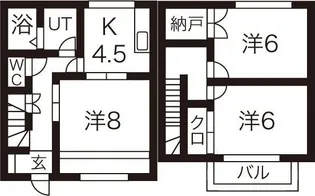 オリザI【1階】の間取り
