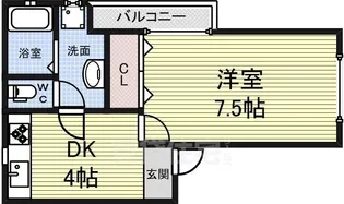 NEST【3階】の間取り