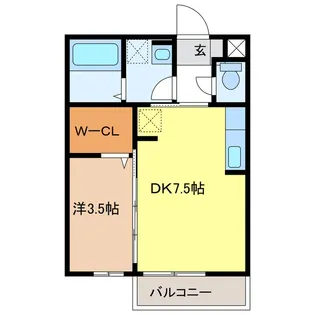 grand ouest【2階】の間取り