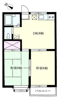 内田ハイツ・II【1階】の間取り