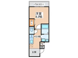 フジパレス住吉山之内III番館【2階】の間取り