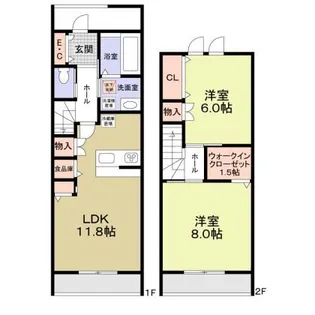 KLAVIER【2階】の間取り