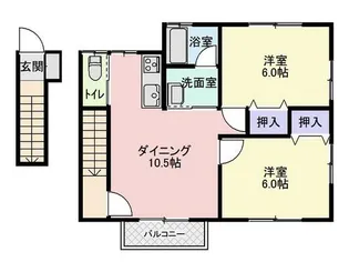 アキージュ【2階】の間取り