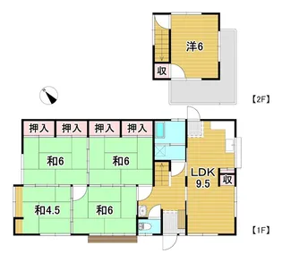 茨城県日立市水木町2【一戸建】の間取り