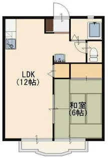 東京都日野市多摩平3【アパート】の間取り
