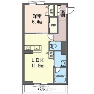 プレミアス【1階】の間取り