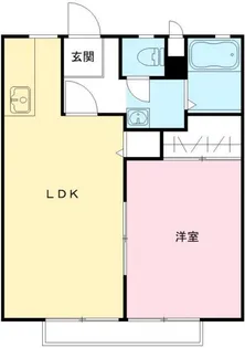 サンライフ元吉田【2階】の間取り