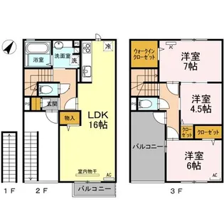 ロザの間取り