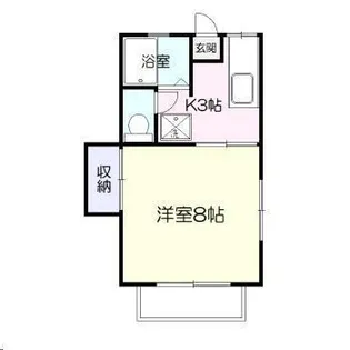 パステルハウスD棟【1階】の間取り