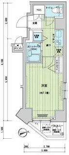 メインステージ大手町【2階】の間取り